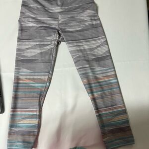 Prana XS Capri yoga pants.  Never been used.  Multi colored